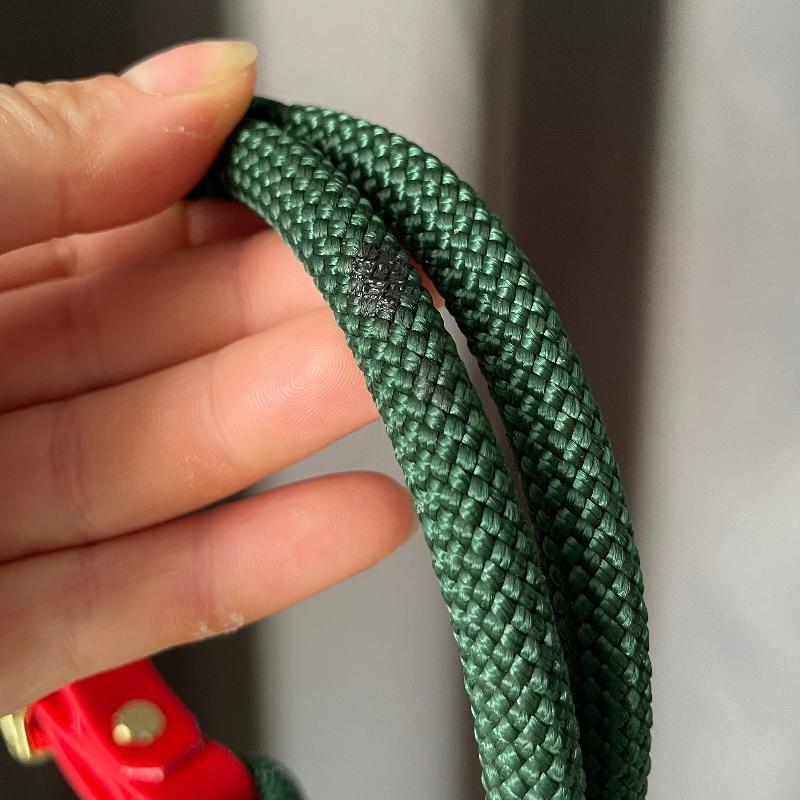 Halsband Santa aus Tau Halsumfang 37-42cm