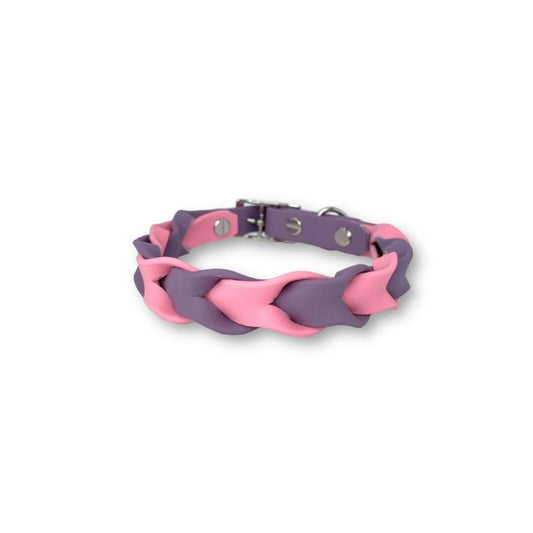 Halsband Double RosaxMauve Halsumfang 27-30cm