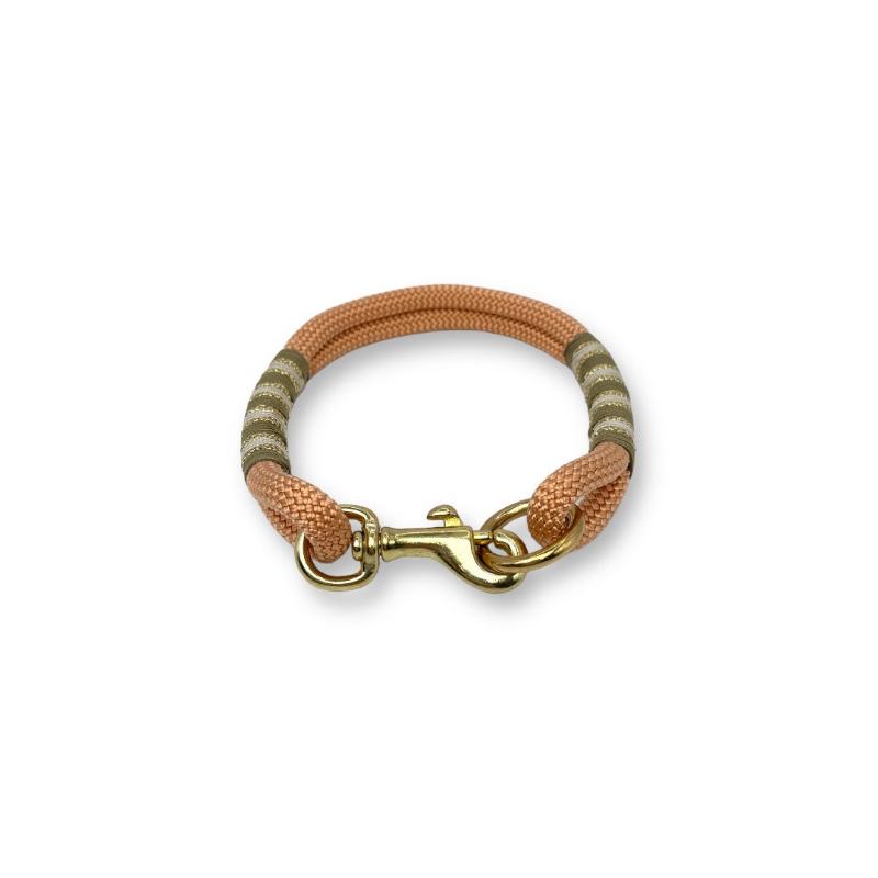 Halsband Golden Coyote aus Tau Halsumfang 34cm