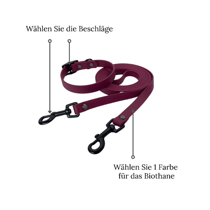 Biothane set in your desired color
