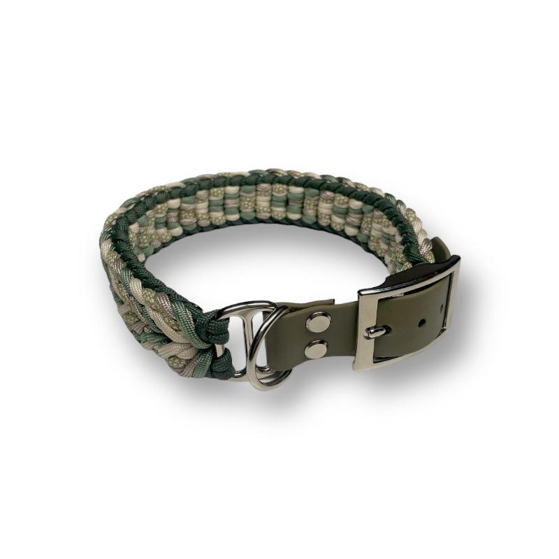 Robuste Hundeleine aus Paracord, ideal für Outdoor-Aktivitäten, mit rutschfestem Griff und verstellbarer Länge für optimalen Komfort und Sicherheit.